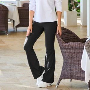 Boston Proper B Active Straight Leg Pant Stretch Comfort Black SZ medium NEW!